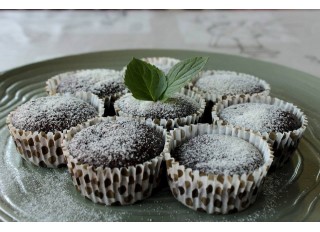 PALEO ČOKOLÁDOVO-MÄTOVÉ MUFFINY